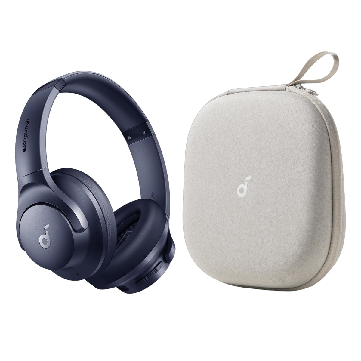 Soundcore by Anker Q20i Hybrid Active Noise Cancelling Headphones, White