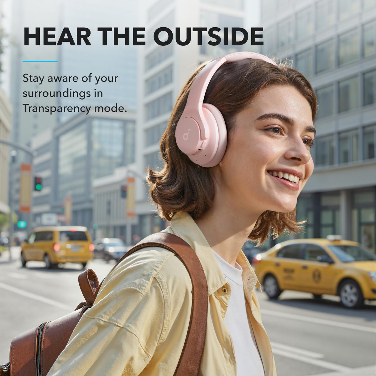 Soundcore by Anker Q20i Hybrid Active Noise Cancelling Headphones, White