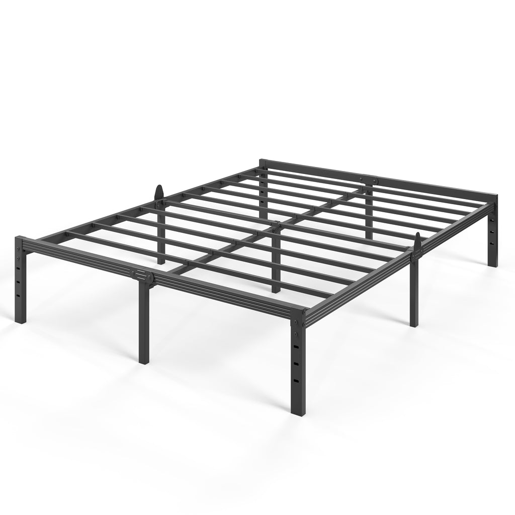 Queen Metal Platform Bed Frame – 14-Inch, Heavy Duty, No Box Spring Needed