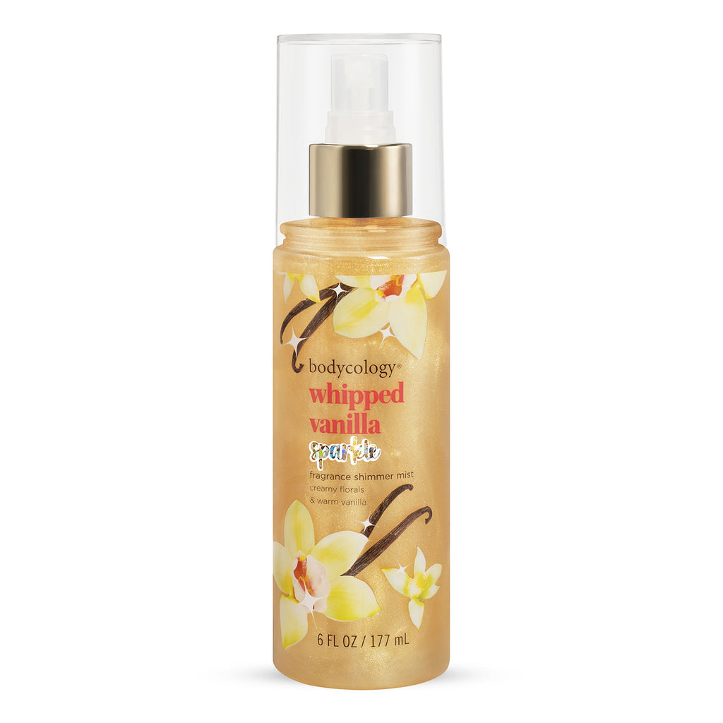 Whipped Vanilla Shimmer Fragrance Mist – Luminous Glow Scented Body Spray, 6 fl oz