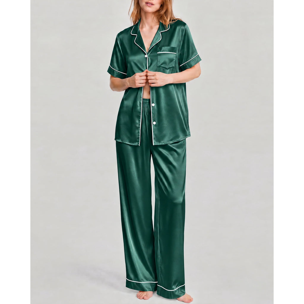 Satin Pajama Lounge Set
