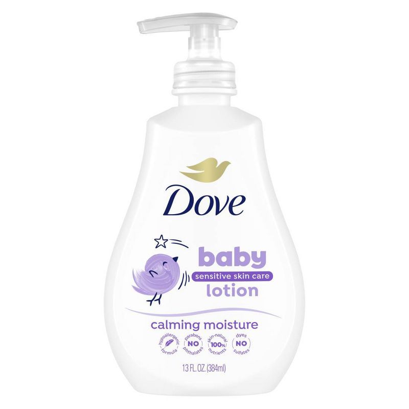 Baby Dove Calming Nights Warm Milk & Chamomile Night Time Lotion – Calming Bedtime Baby Lotion, 13 fl oz