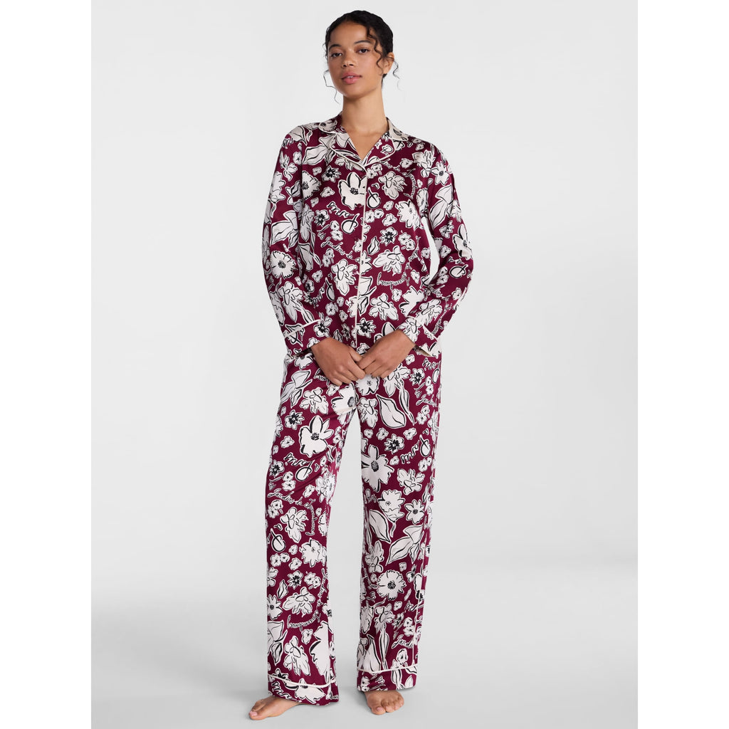 Satin Pajama Lounge Set