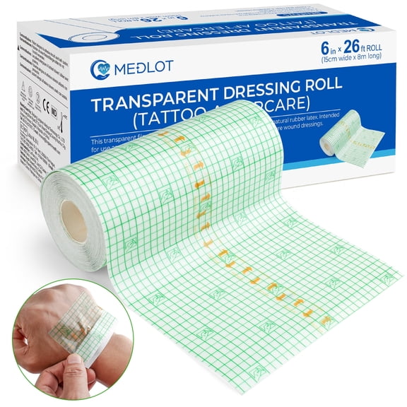 Second-Skin Tattoo Bandage Roll – Waterproof Aftercare Wrap