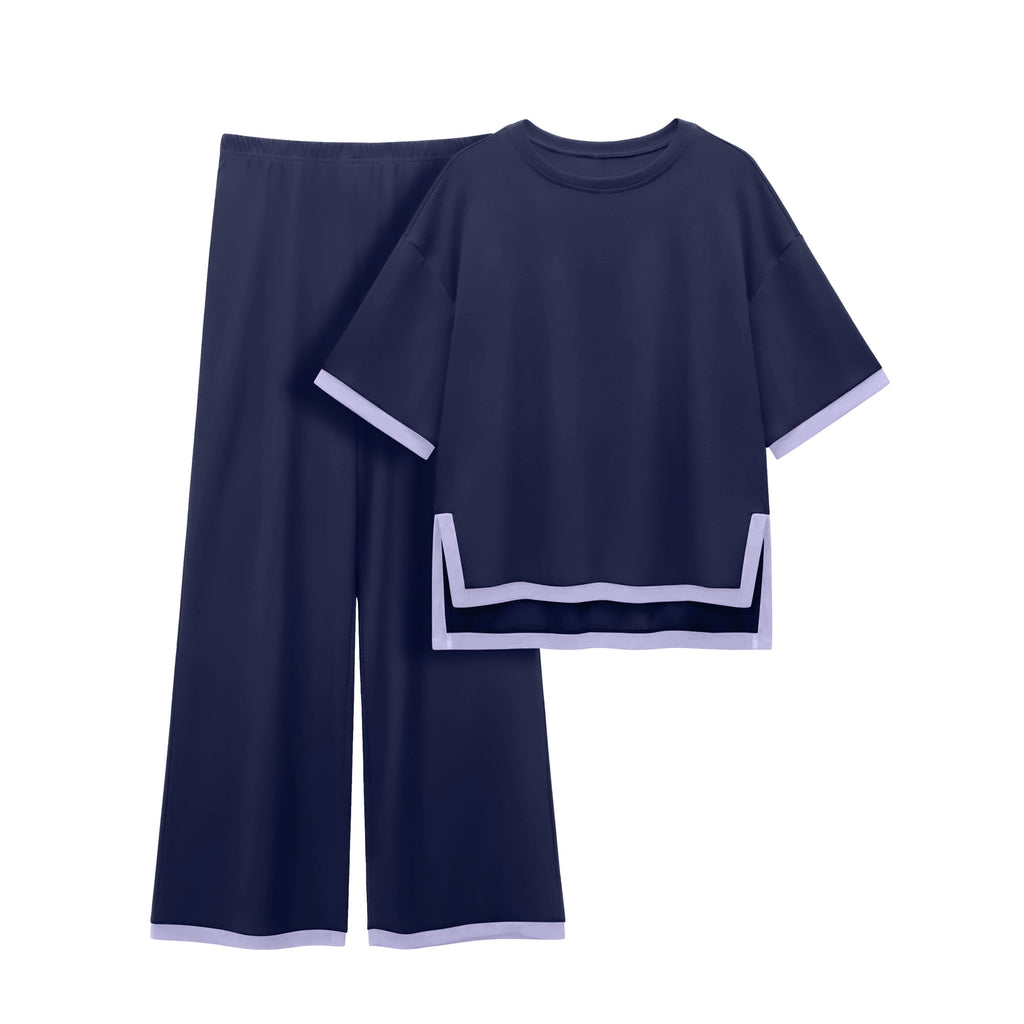 Cotton Two-Piece Lounge Set