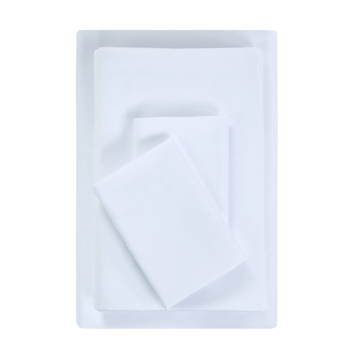 Microfiber Bed Sheet Set – Queen, 4-Piece, Arctic White