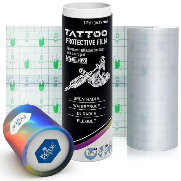 Second-Skin Tattoo Bandage Roll – Waterproof Aftercare Wrap